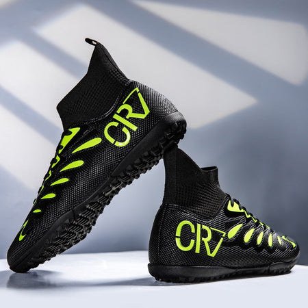 High Ankle Sports Footwear Fg/Tf Kids Soccer Cleats Football Boots Professional Men's Soccer Shoes