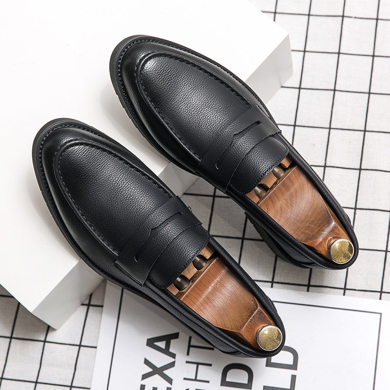 High Quality Casual Business Shoes Men Leather Loafers Classic Men's Dress Shoes Formal Office Leather Brogues Shoes Male