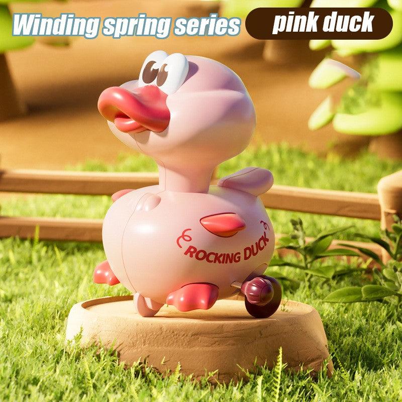 Cute pets winding slide toys fun swing pet styling children's toys crash resistant baby crawling training birthday gifts