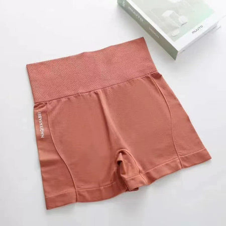 High Waist Sports Women's Cycling Jogging Fitness Shorts Seamless Thin Section Tummy Tuck Comfort Bottom Yoga Pants