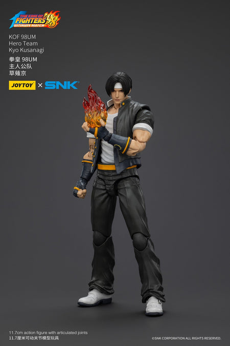 JOYTOY SNK 1/18 Action Figure KOF 98UM Hero Team Kyo Kusanagi Goro Daimon Benimaru Nikaido figures Toys Model