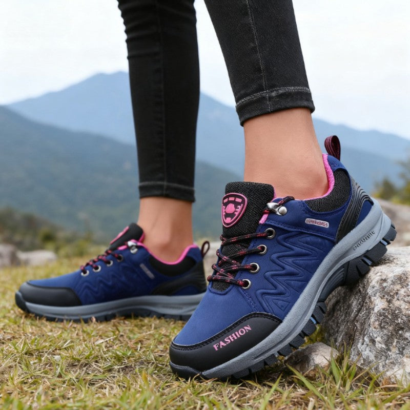 Women's Outdoor Sneakers Fashionable Non Slip Durable Hiking Shoes High-quality Design Platform Low Cut Casual Women's Shoe 2025