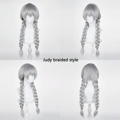 Zootopia 2: Judy And Nick Cosplay Synthetic Hair For Both Men And Women, Suitable For Daily Party Anime Role-Playing Wigs