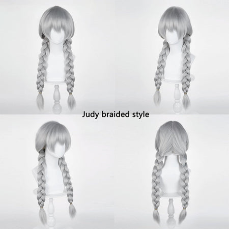 Zootopia 2: Judy And Nick Cosplay Synthetic Hair For Both Men And Women, Suitable For Daily Party Anime Role-Playing Wigs