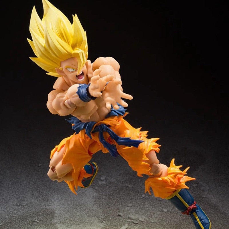 Shf Dragon Ball Z Son Goku Legendary Action Figure PVC Movable Collection Anime 17cm Super Saiyan Kakarotto Figurine Model Toys