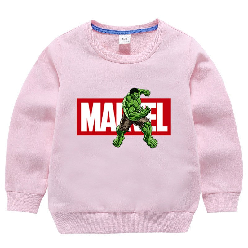 Hot Toys New Spring Autumn New Boys Cartoon Sweaters Children's Clothing Long Sleeve Knitwear Kids Jumper Top Outer Wear