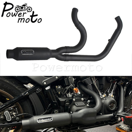Motorbike Exhaust Pipes Exhaust Baffle Muffler For Harley M8 Softail Low Rider S T Fat Street Bob Standard Slim Deluxe 2018-2025