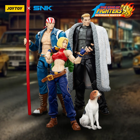 [Pre Order]JOYTOY SNK 1/18 Action Figure KOF 98UM 97 Special Team Ryuji Yamazaki Billy Kane Blue Mary figures Toys Model