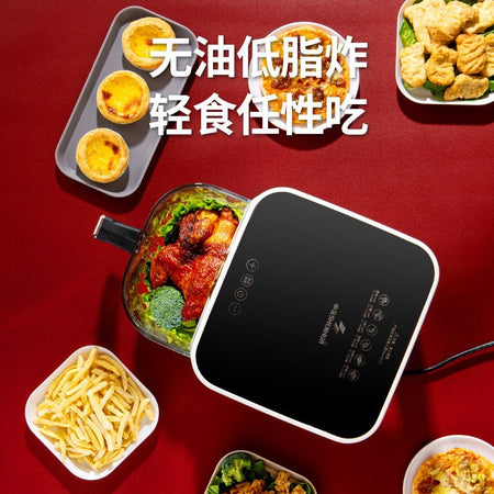 8L Air fryer new smart oven household touch transparent and visual automatic oil-free electric fryer Kitchen appliances