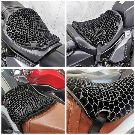 Motorcycle Seat Cushion Non-slip 3D Breathable Mesh Structure Soft and Comfortable Sun Protection Motorcycle Accessories