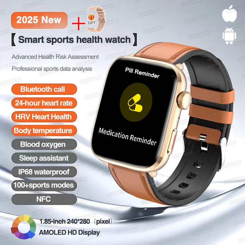 2025 New For Xiaomi Redmi Watch 5 Bluetooth Call GPS Tracking NFC Heart rate IP68 Waterproof Sport Fitness Smart bracelet Unisex
