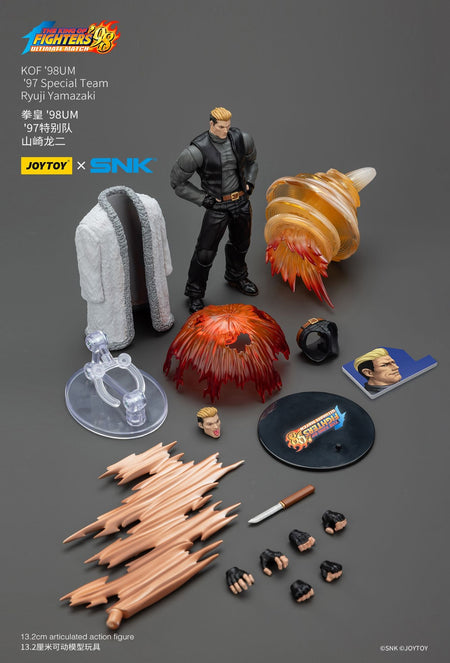 [Pre Order]JOYTOY SNK 1/18 Action Figure KOF 98UM 97 Special Team Ryuji Yamazaki Billy Kane Blue Mary figures Toys Model