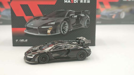 New In Stock Masdi 1:64 Mclaren Senna 1110 Special Edition Alloy Miniature Static Car Model Customized Boy Toys Gifts Collection