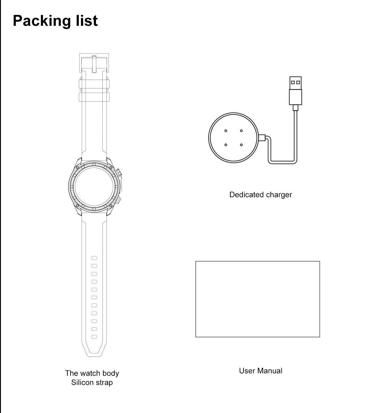NEW 4GB Memory Video Player Smart Watch AMOLED With GPS Offline Maps Military Sports Smartwatch Men 30m Swim Waterproof Bracelet