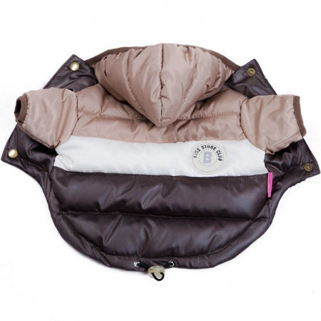 Winter Padded Dog Down Jacket Warm Soft Dog Clothes Fashion Puppy Jacket Cute Solid Cat Coat Pet Outfits French Bulldog Clothes