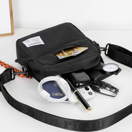 Luxury Brand Casual Mini Crossbody Bag For Phone Bag Men Messenger Bag Male Small Side Shoulder Bag Light Boy Oxford Chest Bag