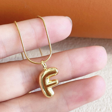 26 Alphabet Letters A-Z Name Pendant Stainless Steel Necklace Initial Minimalist Necklaces For Men Women Fashion Gifts Wholesale