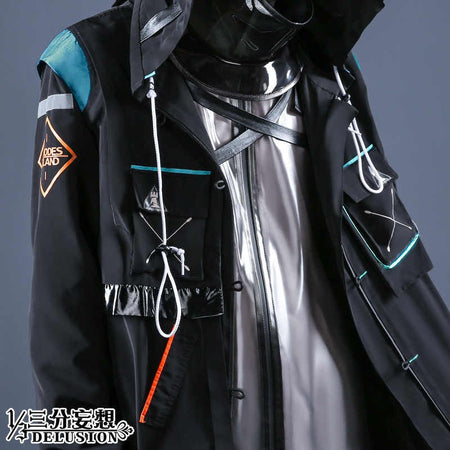 Arknights Doctor Rhodes Island Combat Uniform Cosplay Costume — Fashion Men Party Role Play Clothing