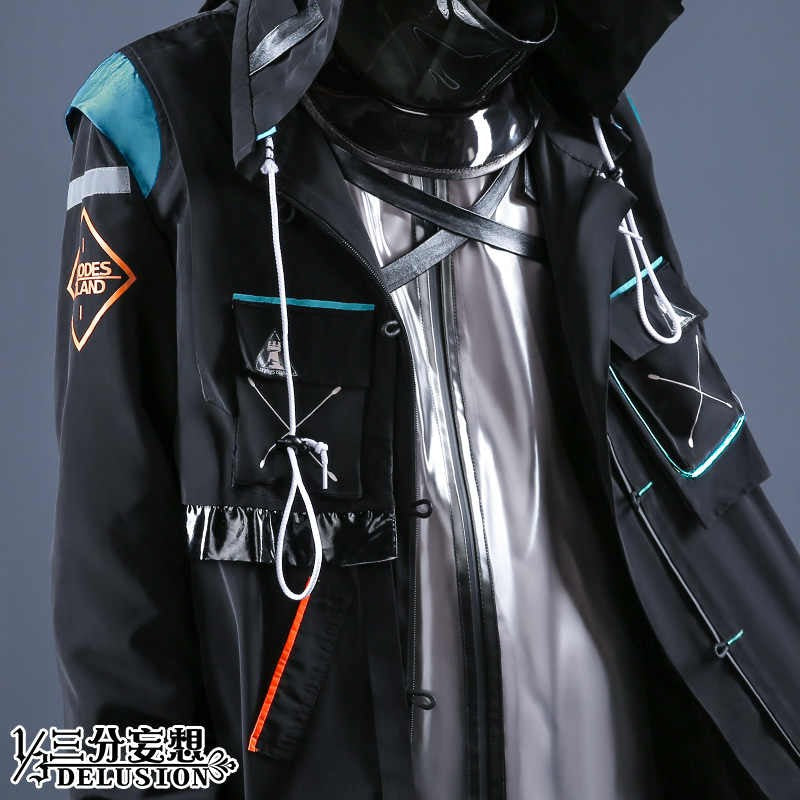 Arknights Doctor Rhodes Island Combat Uniform Cosplay Costume — Fashion Men Party Role Play Clothing