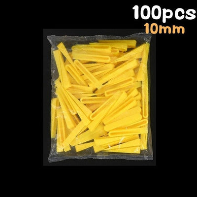 100pcs Reusable 5/6/10mm Plastic Tile Wedge Spacer Leveling Clips Floor Locator Ceramic Tiling Laying Adjustment Construction To