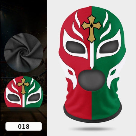 Boxing Mask Wrestling Mask Elastic Milk Silk Mask Lycra Fabric Print Halloween Party Dress Up Costume Party Mask