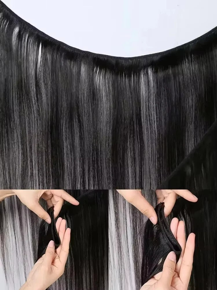 26 28 30 Inches Straight Human Hair Bundles Brazilian Raw Remy Weave 100% Unprocessed Extension Weft Natural Black For Women