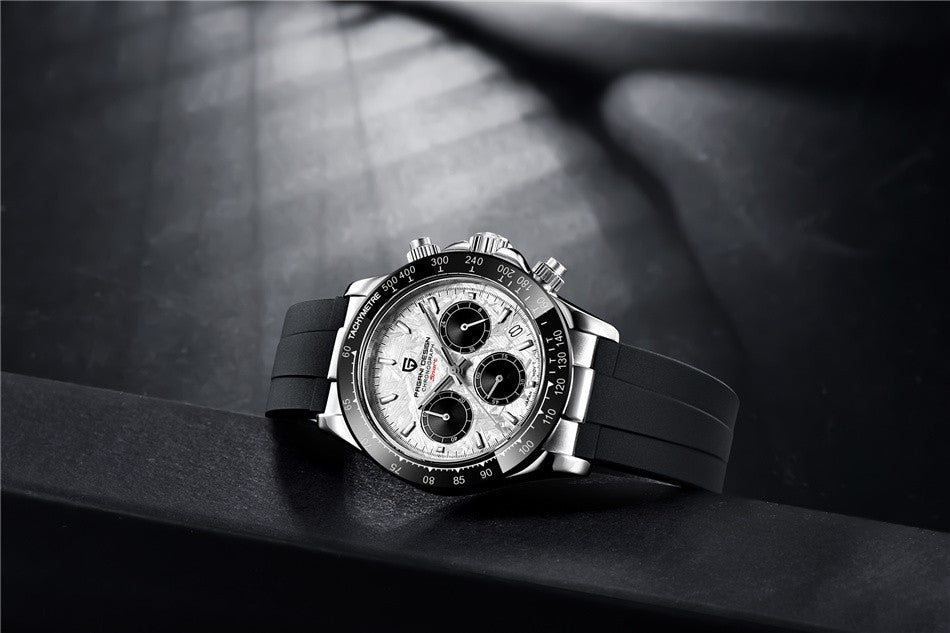 40mm New V2 PAGANI DESIGN Men's Quartz Watches Sapphire Retro Chronograph Stainless Steel Waterproof Watch Men Relogio Masculino