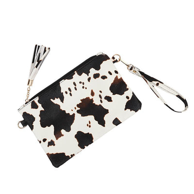 Women Clutch Bag Leopard Print Long Wallets Female Fashion Design PU Leather Wallet Messenger Bag Ladies Elegant Handbag NEW