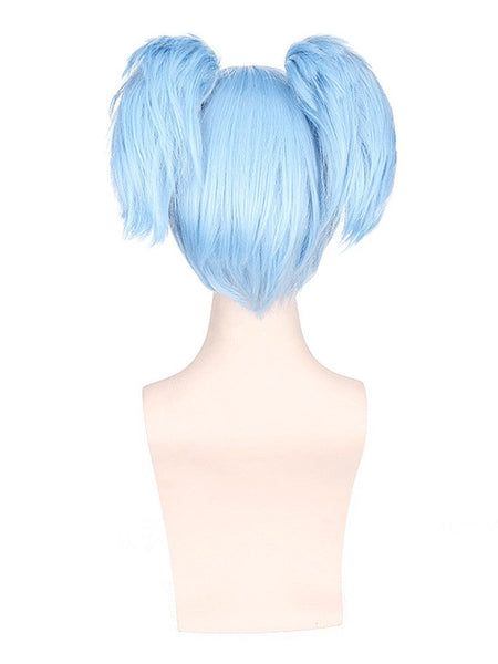 COS Wig Assassination Classroom Chao Tian Nagisa Ice Blue Little Tiger Mouth Clip Mao Ye Maple Wig Synthetic fiber wig