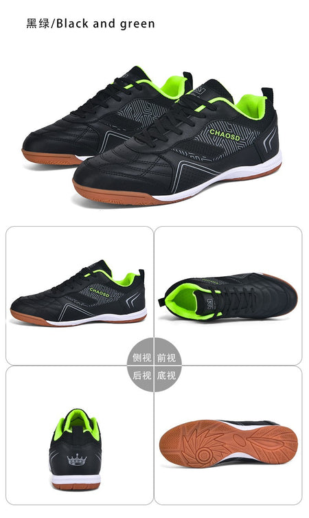 Men Professional Soccer Cleats Anti-Slippery Futsal Training Cleats Wear Resistant Ultralight  Outdoor Indoor Unisex Sneakers