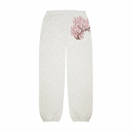 American Retro Sakura Hoodie Sweatpants Two Piece Set Y2K Mens and Womens Sportswear Fashion Casual Pullover Casual Pants Set