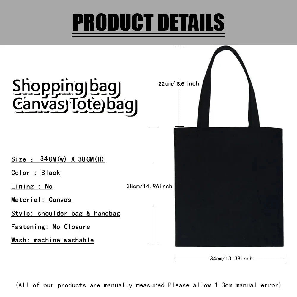 Sombr World Tour Tote Bag Shopping Bag Print Original Design White Unisex Travel Canvas Casual Bag Commuting Portable Handbags