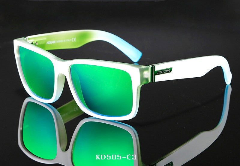 KDEAM Revamp Of Sport Men Sunglasses Polarized Shockingly Colors Sun Glasses Outdoor Driving Photochromic Sunglass With Box