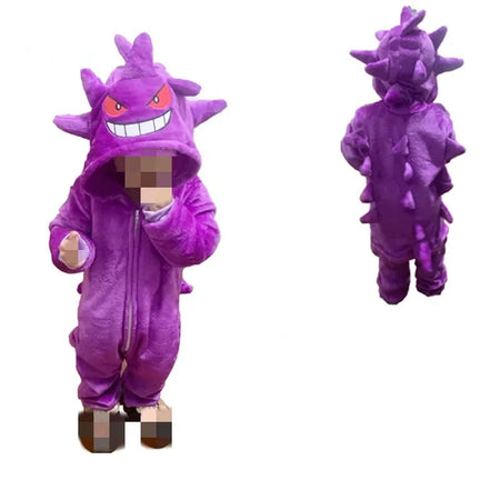 TAKARA TOMY Pokemon Jigglypuff Pikachu Gengar Snorlax Onesie Kigurumi Kids Cosplay Bulbasaur Halloween Pijama Anime Pajamas