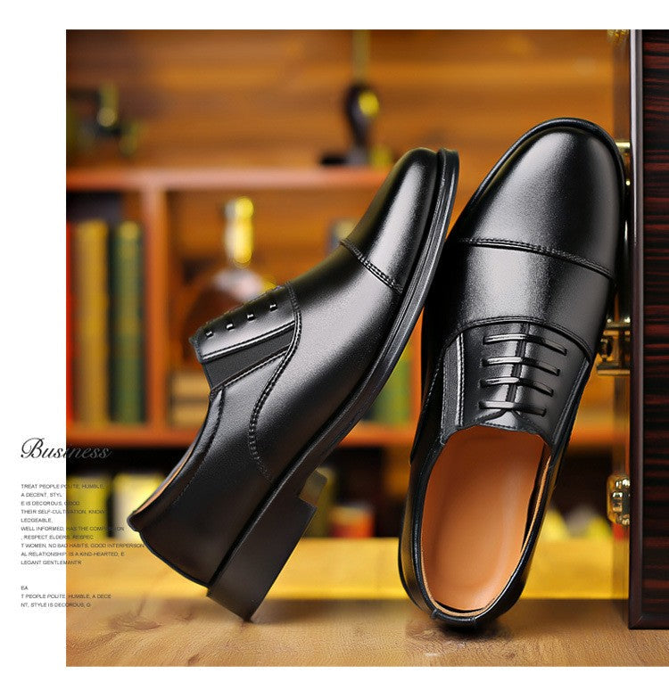 Mens Formal Leather Shoes Slip on Dress Wedding Casual Flats Luxury Walking Oxfords Office Work Zapatos Para Hombre Plus Size