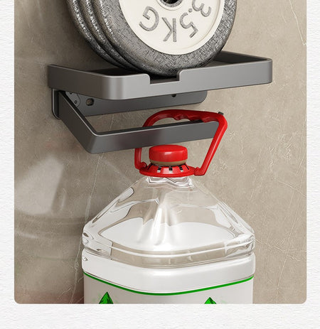 Toilet Paper Holder Aluminium Storage Rack Kitchen Towel Placement Of Seasoning Bottles Bathroom Wall Roll Of Paper Phone Storag