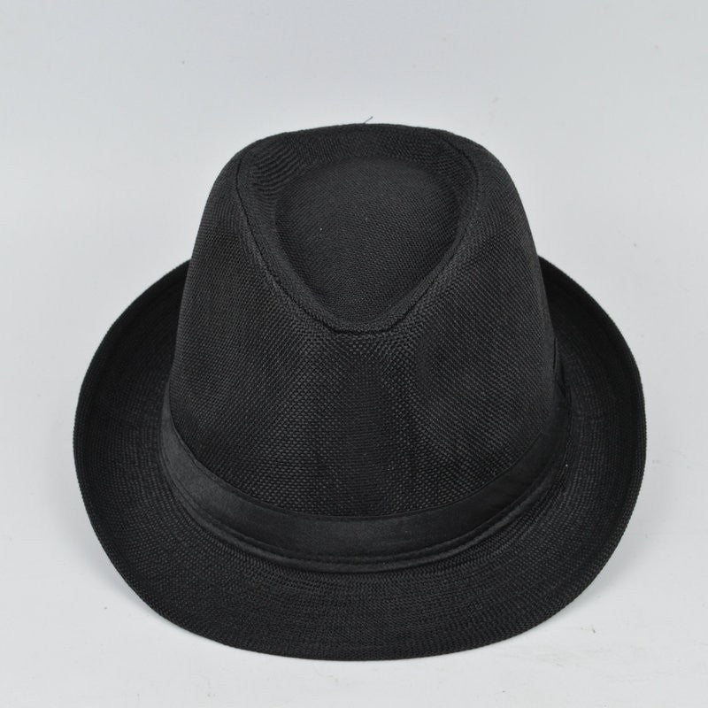10/24 Pack 1920s Fedora Hats for Men Short Brim Sun Panama Hats Classic Pork Pie Hats Summer Hat for Women Party Wedding Costume