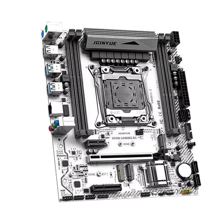 JGINYUE X99 GAMING Motherboard M-ATX combo Intel® E5 2630 V4 CPU with TPM2.0 kit bundle DDR4 DIY ARGB