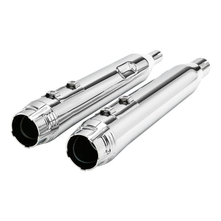 Motorcycle Slip On Mufflers Exhaust Pipes For Harley Street Glide Road King Electra Glide Ultra Limited FLTRX 2017-2022 2021 18