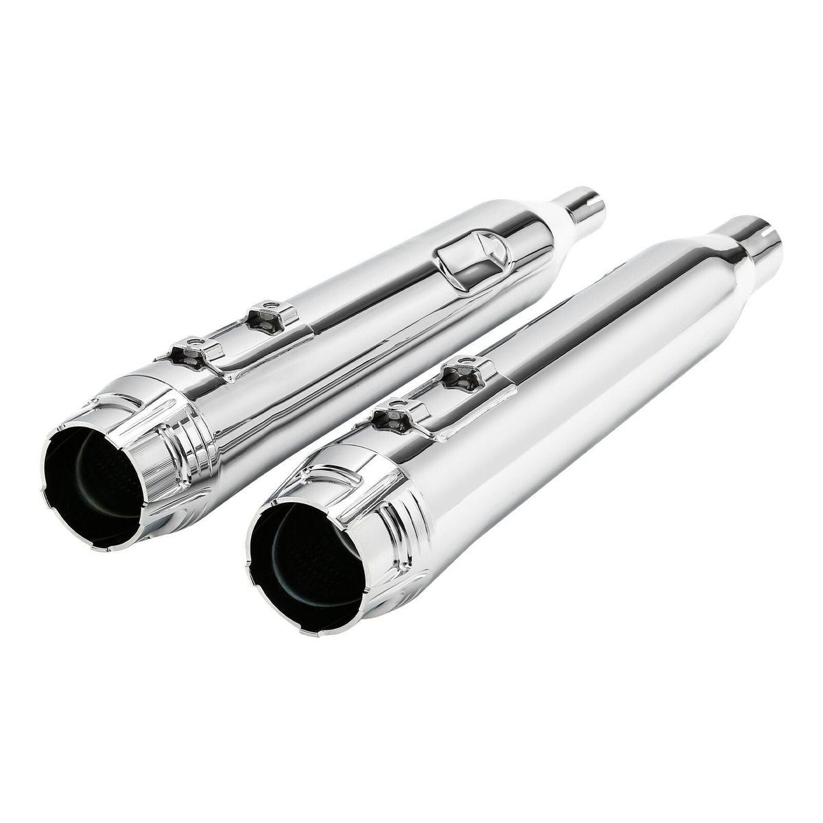 Motorcycle Slip On Mufflers Exhaust Pipes For Harley Street Glide Road King Electra Glide Ultra Limited FLTRX 2017-2022 2021 18
