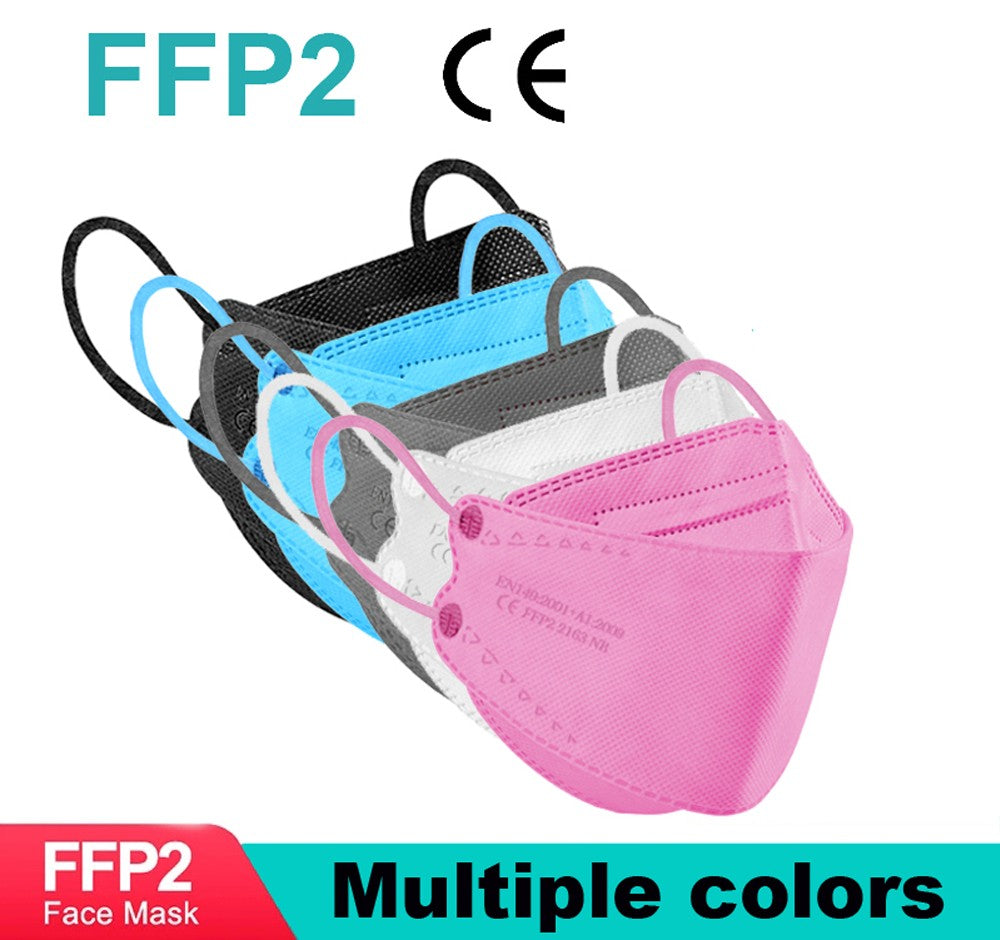 fpp2 CE Protective maske anti dust mask mouth mascarillas 4 Layers maskffp2 face mask KN95 facial masks  filter mask respirator