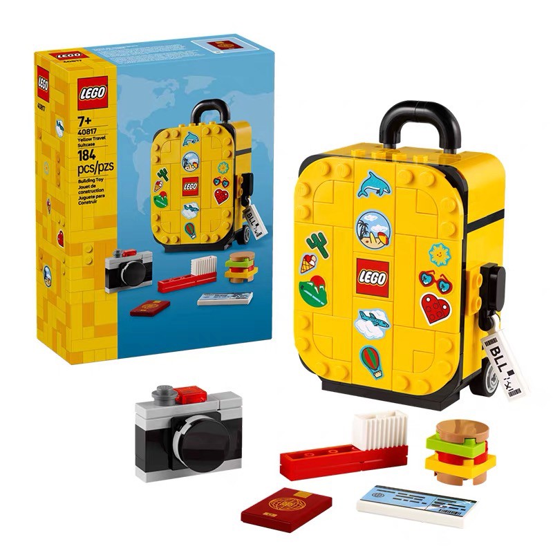 Lego 40817 Yellow Suitcase Kidsren's Building Educational Building Blocks Toy Birthday Gift for Boys and Girls