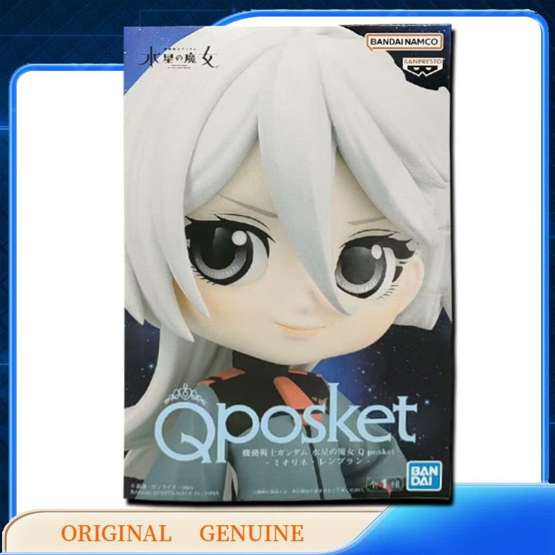 Bandai Original Genuine BANPRESTO SULETTA CHUATURY NIKA MIORINE ELAN GUEL Qposket Anime Action Figures Toys Gift Model Ornaments