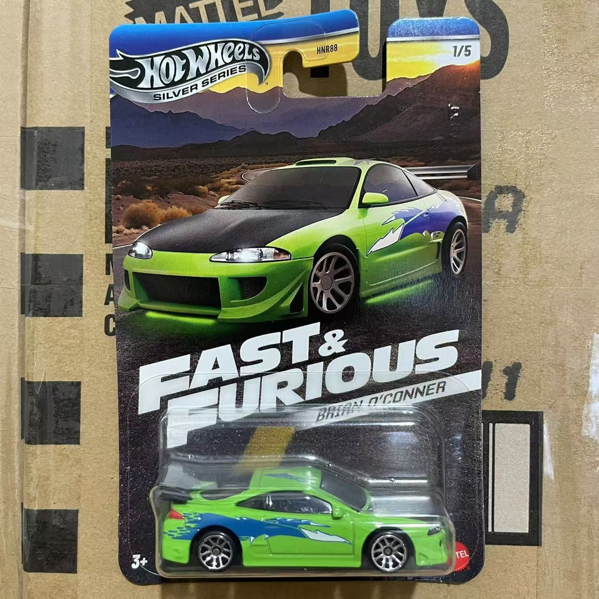 Hot Wheels Fast & Furious Hnr88 Series Alloy Car Model 1/64 Toyota Subaru Mitsubishi Simulation Cars Model Toy Boy Birthday Gift