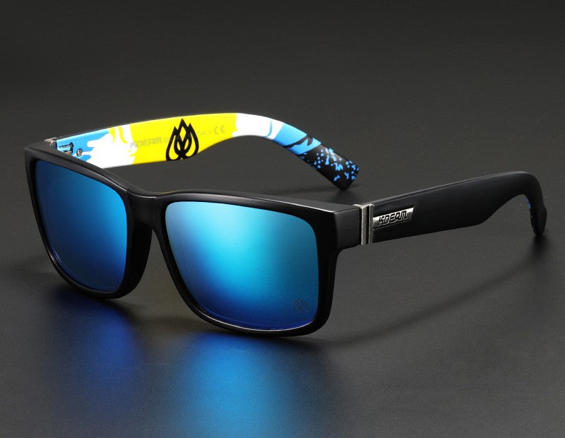 KDEAM Revamp Of Sport Men Sunglasses Polarized Shockingly Colors Sun Glasses Outdoor Driving Photochromic Sunglass With Box