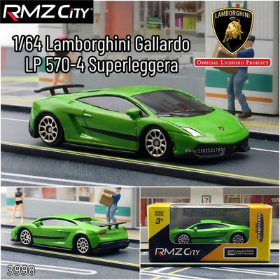 1:64 Lamborghini Aventador Car Model Replica Scale Diecast Miniature Art Chevrolet BMW VW Vehicle Collection Kid Boy Gift Toy