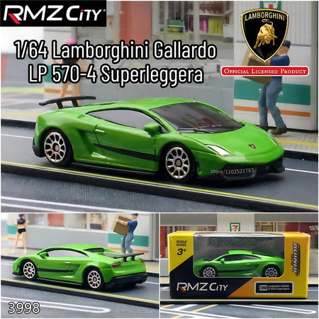1:64 Lamborghini Aventador Car Model Replica Scale Diecast Miniature Art Chevrolet BMW VW Vehicle Collection Kid Boy Gift Toy