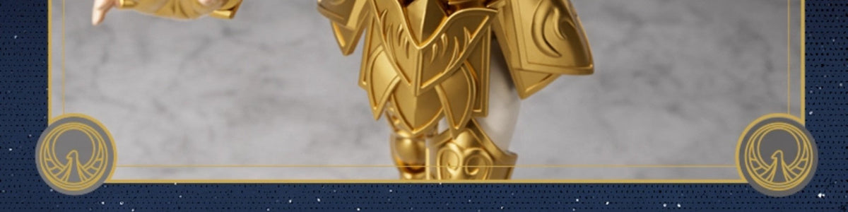 New Genuine BLOKEES Gold Saint Seiya Sagittarius Seiya Pegasus Aiolos Tenma Pegasus Action Figure Toy Assembly Figure Toy Gift