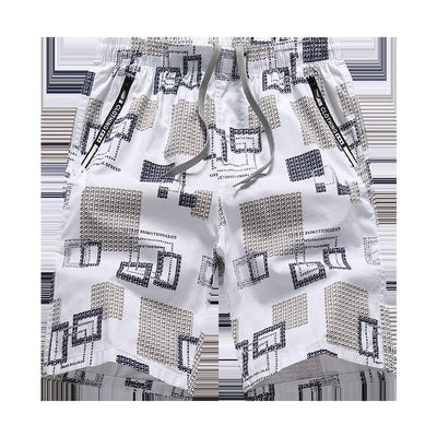 Men's Sweatpants Baggy Comfortable Shorts Male Casual Travel Outdoor Sports Bermuda Shorts Elastic Waist Y2K Print Half Pants