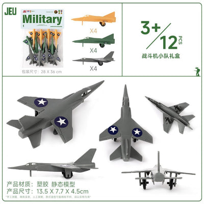 ViiKONDO Army Men Toy Military Vehicle Model Wargame Accessories Tank Radar Missile Launcher Artillery Fighter Barrack Bridge